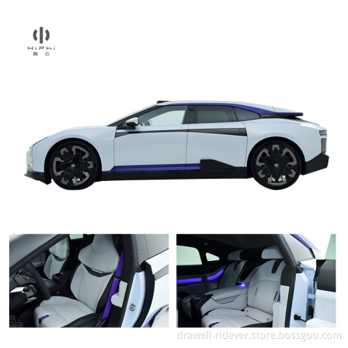 Top Level 2023 Hiphi Z Fashion Style New Energy Vehicles Fast Speed Used Car Long Range Electric Car City Used EV Car for Sale